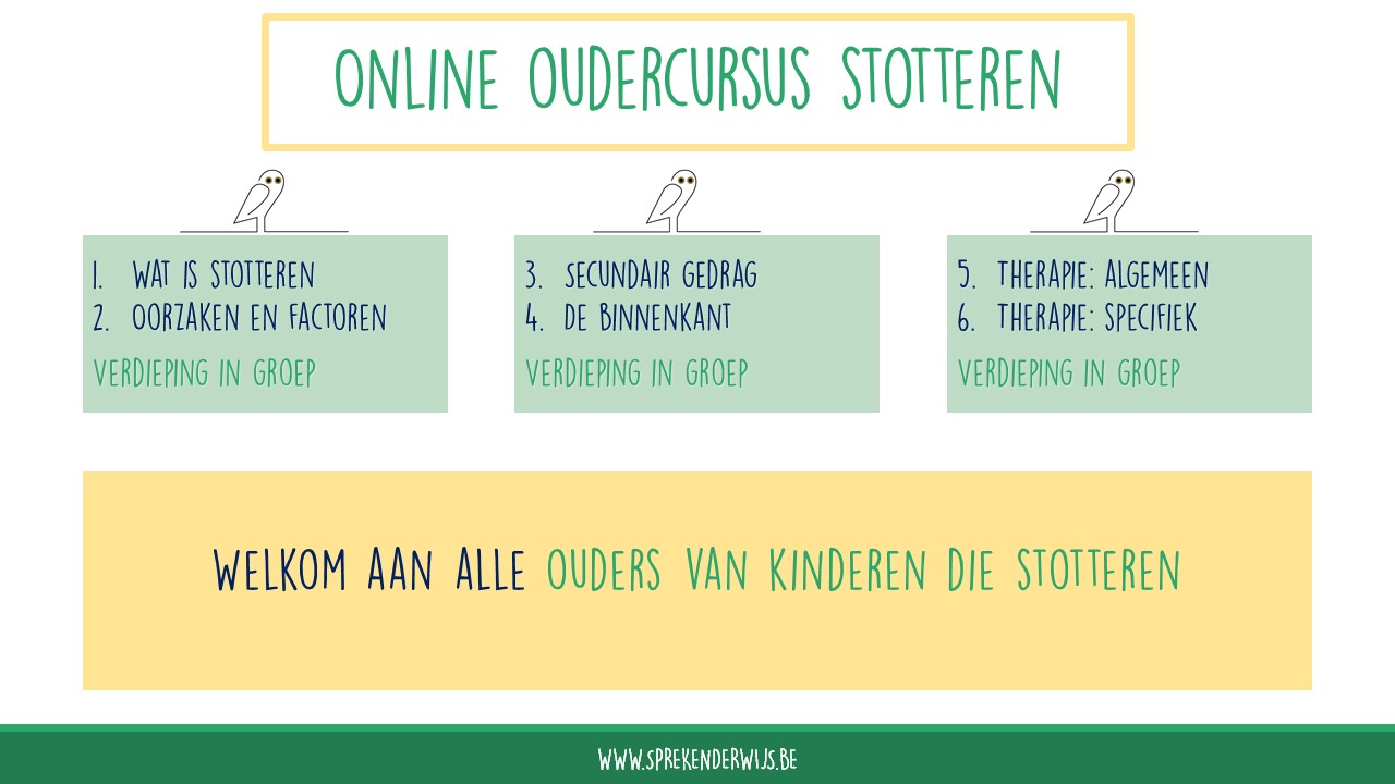 Online oudercursus stotteren