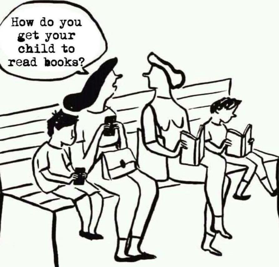 How do you get your child to read books?